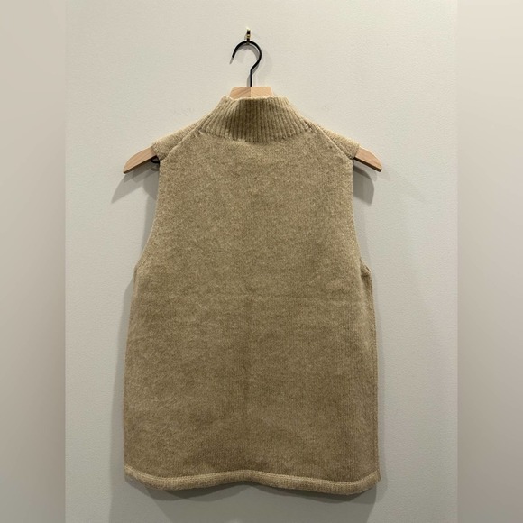 Theory Turtleneck Sweater Vest Brushed Wool (size S) - Picture 8 of 9